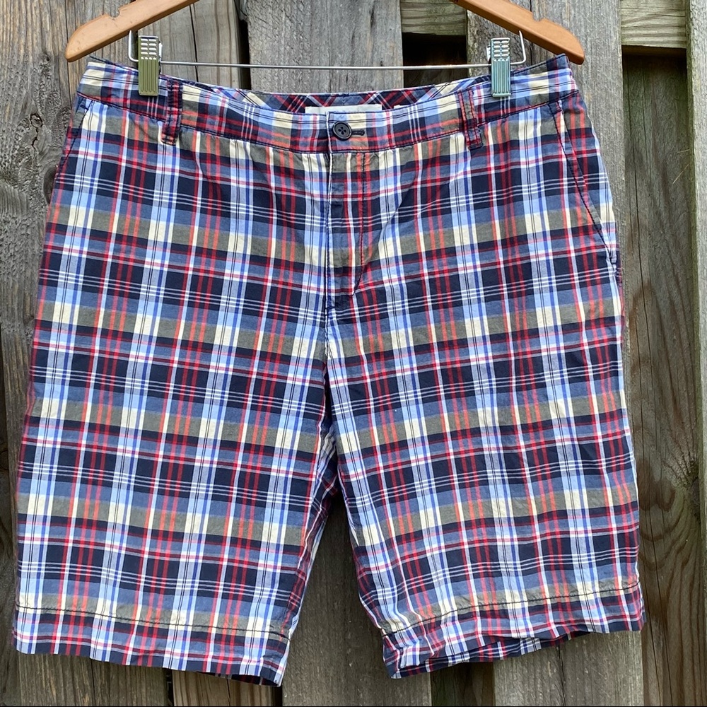 Liz Claiborne Plaid Golf Shorts Bermudas